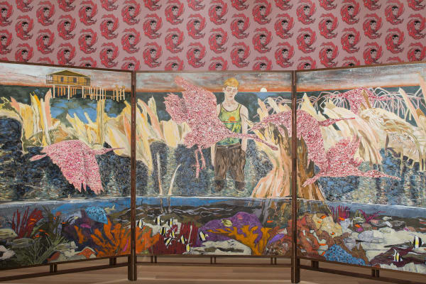 Installation view, Hernan Bas: Florida Living, SCAD Museum, Savannah, US, 2017