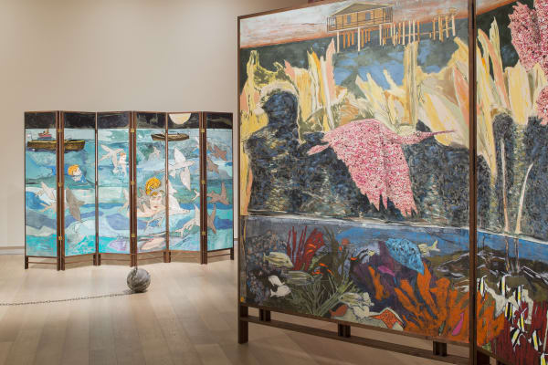 Installation view, Hernan Bas: Florida Living, SCAD Museum, Savannah, US, 2017