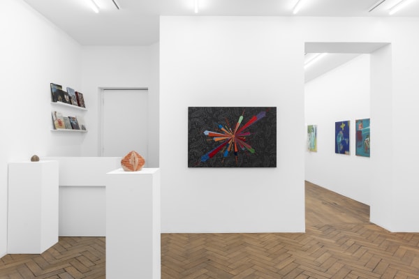 Exhibition views: Damaged Goods, Maja Bajević, Galerie Peter Kilchmann Paris, 2024. Courtesy the artist and Galerie Peter Kilchmann Paris/Zurich. Photos: Axel Fried.