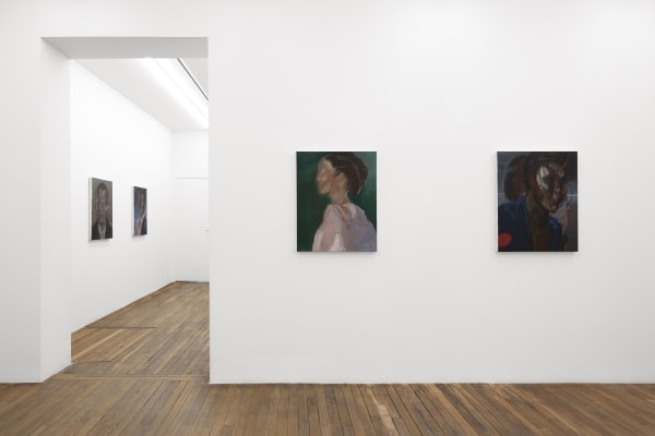 Installation views, Kenrick McFarlane, The Junkanoo Meets the Ocean, 2024, Galerie Peter Kilchmann, Paris. Photos: Axel Fried.