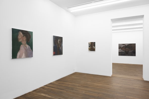 Installation views, Kenrick McFarlane, The Junkanoo Meets the Ocean, 2024, Galerie Peter Kilchmann, Paris. Photos: Axel Fried.