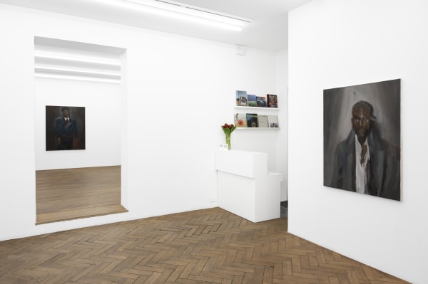 Installation views, Kenrick McFarlane, The Junkanoo Meets the Ocean, 2024, Galerie Peter Kilchmann, Paris. Photos: Axel Fried.