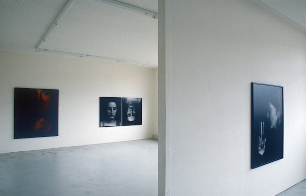 Installation view, Suzanne Lafont, Galerie Peter Kilchmann, Hardturmstrasse, Zurich, Switzerland, 1993