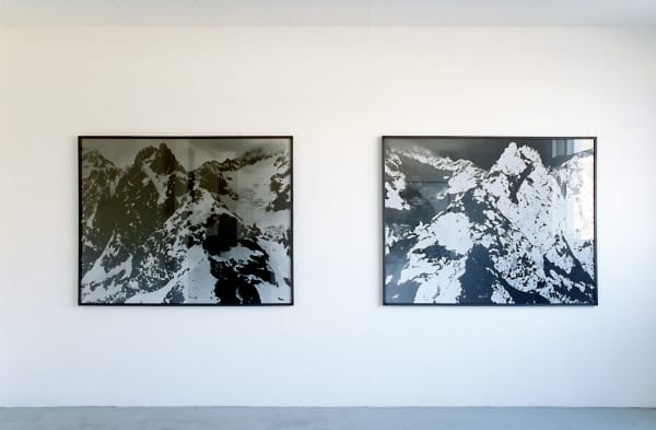 Installation view, Balthasar Burkhard, Galerie Peter Kilchmann, Hardturmstrasse, Zurich, Switzerland, 1993