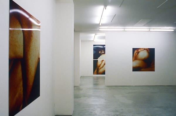 Installation view, Hannah Villinger, Galerie Peter Kilchmann, Hardturmstrasse, Zurich, Switzerland, 1994