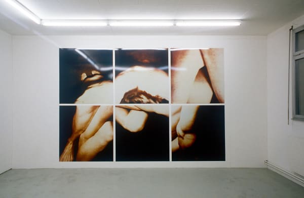 Installation view, Hannah Villinger, Galerie Peter Kilchmann, Hardturmstrasse, Zurich, Switzerland, 1994