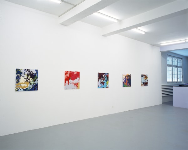 Installation view, Ingrid Calame, Limmatstrasse, Zurich, Switzerland, 2000