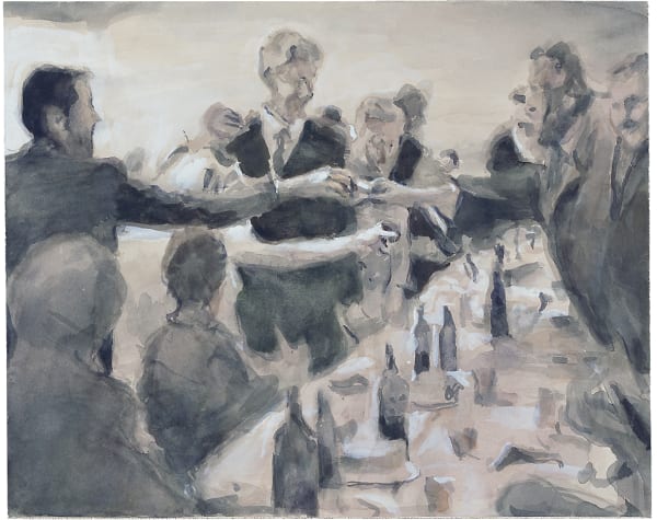 Adrian Paci, The Wedding III, 2003, Series of 10 works, each gouache on paper, mounted on wood, Each 40 x 50 cm (15.7 x 19.7 in.)