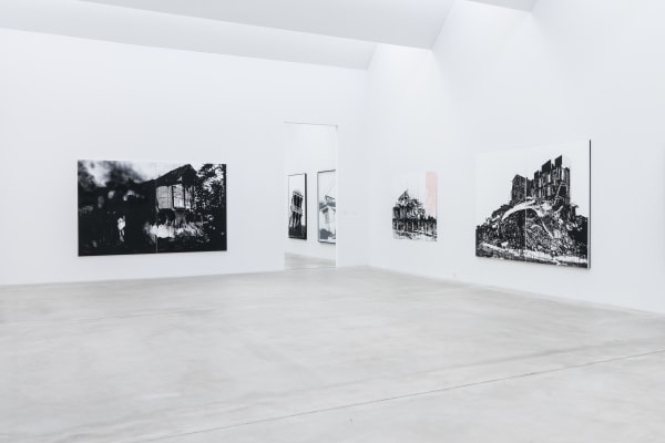 Installation view, Monica Bonvicini: Hurricanes and Other Catastrophes, Kunstmuseum Winterthur, Winterthur, Switzerland, 2022