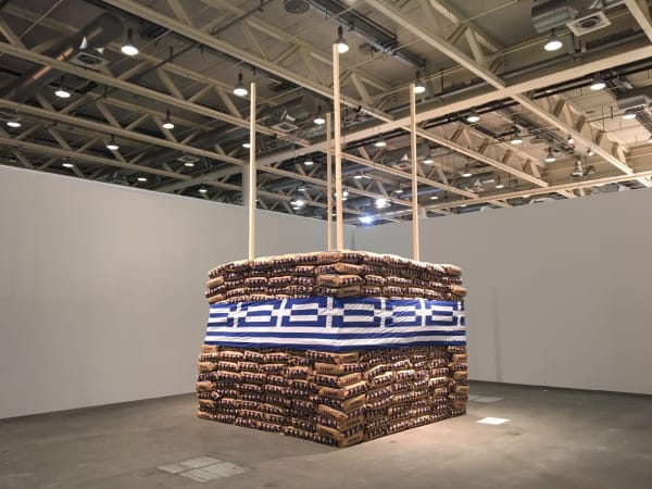Installation view, Vlassis Caniaris: I Praise, Art Basel Unlimited, Basel, Switzerland, 2016