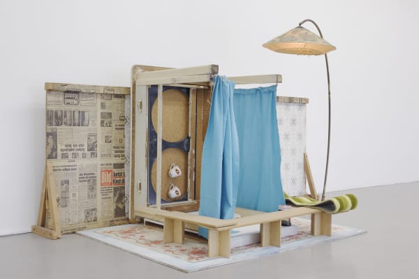 Installation view, Vlassis Caniaris, GAK, Bremen, Germany, 2012