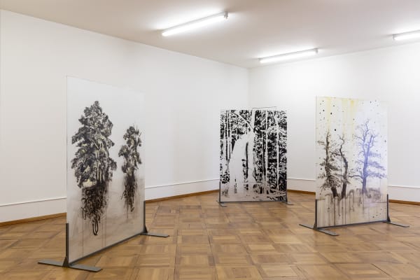 Installation view, (Un)certain Ground, Uwe Wittwer, Centre Pasquart, Biel, Switzerland, 2022