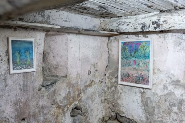 Installation view, Andriu Deplazes, Biennale Bregaglia, Val Bregaglia, Switzerland, 2022
