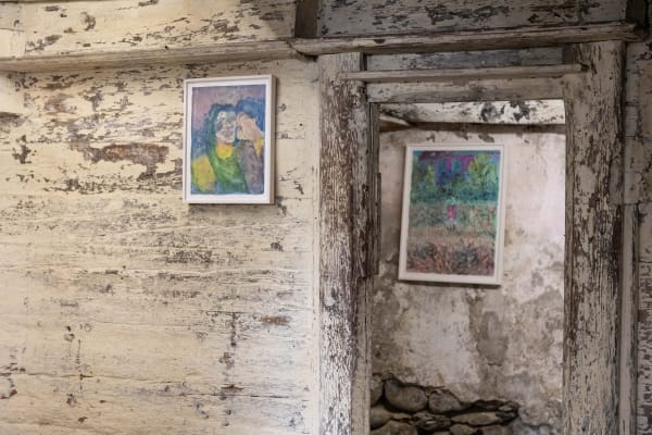 Installation view, Andriu Deplazes, Biennale Bregaglia, Val Bregaglia, Switzerland, 2022