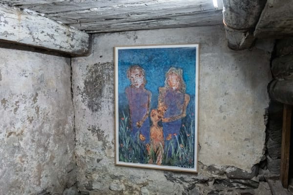 Installation view, Andriu Deplazes, Biennale Bregaglia, Val Bregaglia, Switzerland, 2022