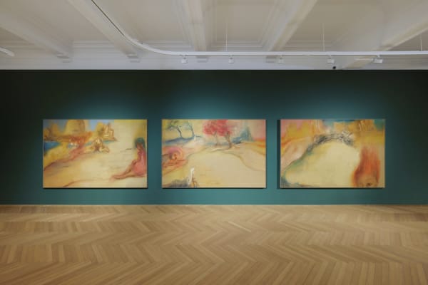 Installation views: Leiko Ikemura, Light on the Horizon, Heredium Museum, Daejon, South Korea, 2024. Photos: Oh Myoung-June