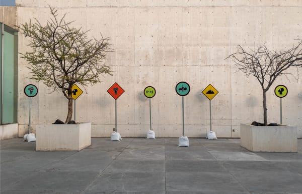Installation views: Beatriz González, War and Peace: A Poetics of Gesture, Museo Universitario Arte Contemporáneo, MUAC/UNAM, 2023. Photos: Oliver Santana