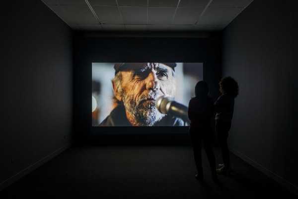 Installation views: Adrian Paci, Still Voices, Haifa Museum of Art, Israel, 2022. Photos: Elie Posner