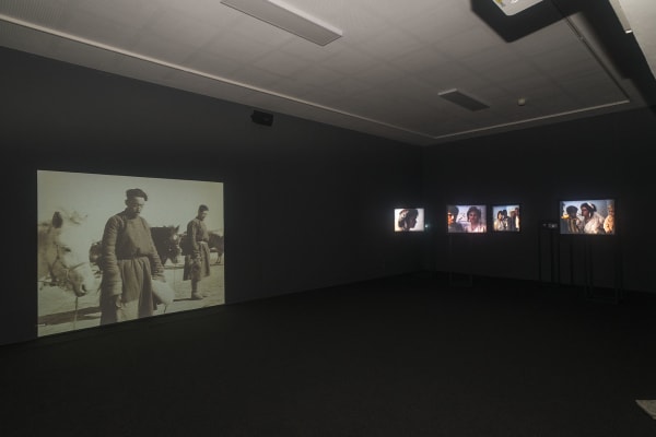 Installation views: Adrian Paci, Still Voices, Haifa Museum of Art, Israel, 2022. Photos: Elie Posner