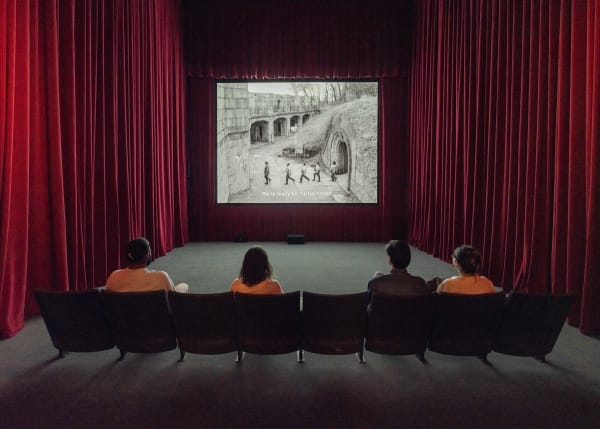 Installation views: Javier Téllez, Amerika, CARA Foundation, New York, 2024. Photos: Kris Graves.