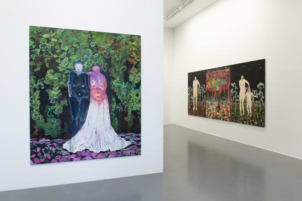Installation view, Andriu Deplazes: Körper, Blume, Wasser, Gras, Kunstverein Friedrichshafen, Friedrichshafen, Germany, 2018