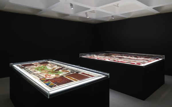 Unravel: The Power and Politics of Textiles in Art, installation view, Barbican Art Gallery, 13 Feb – 26 May 2024. © Jo Underhill / Barbican Art Gallery