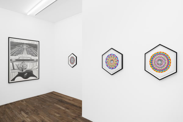Exhibition views, Marc Bauer, L'Avènement, Janvier 2025, Galerie Peter Kilchmann, Paris, 2025. Photo: Hafid Lhachmi, ADAGP, Paris, 2025