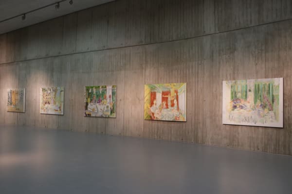 Installation view, Valérie Favre: Le désir d’éternité, un arrangement, Neue Galerie, Gladbeck, Germany, 2018
