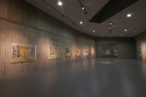 Installation view, Valérie Favre: Le désir d’éternité, un arrangement, Neue Galerie, Gladbeck, Germany, 2018