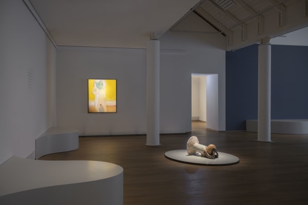 Exhibition views, Leiko Ikemura, Floating Spheres, Kunsthalle Emden, Emden, Germany, 2024. Courstesy the artist and Kunsthalle Krem. Photo: Volker Crone