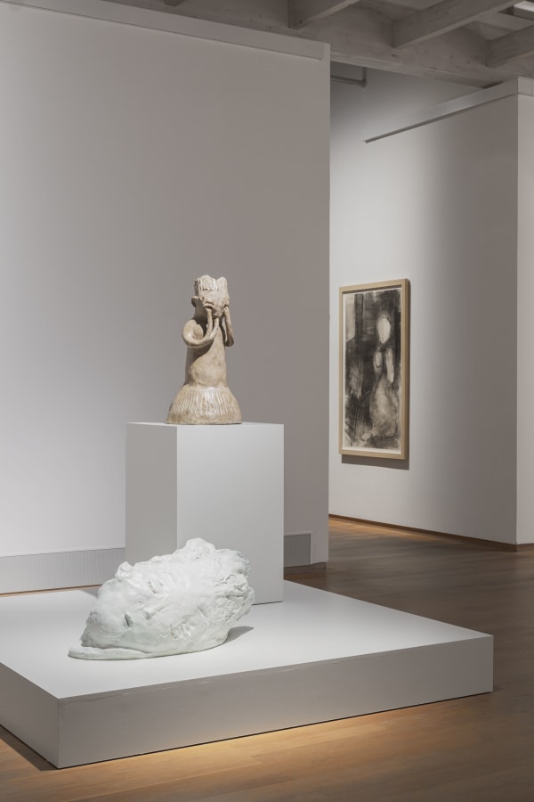 Exhibition views, Leiko Ikemura, Floating Spheres, Kunsthalle Emden, Emden, Germany, 2024. Courstesy the artist and Kunsthalle Krem. Photo: Volker Crone