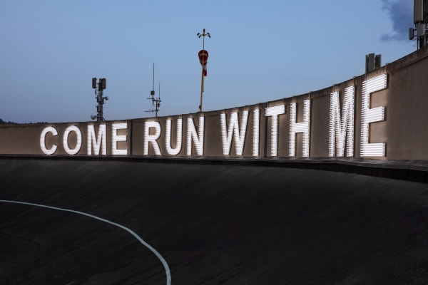 Installation view: Monica Bonvicini, Come Run With Me, 2024, Pinacoteca Agnelli Torino, 2024, Image Courtesy Pinacoteca Agnelli, Torino. Ph. Credit Sebastiano Pellion di Persano.