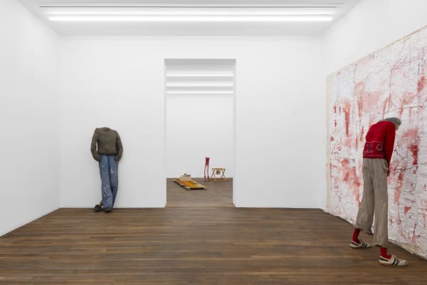 Exhibition view: Vlassis Caniaris, Galerie Peter Kilchmann, Paris, 2025. Photo: Hafid Lhachmi, ADAGP
