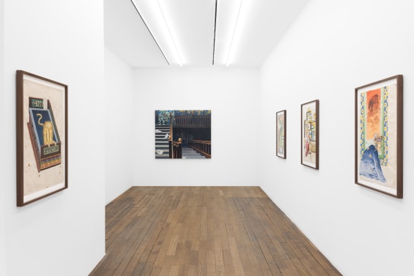Exhibition view: Valentin Rilliet, The Dream Synopsis, Galerie Peter Kilchmann, Paris, 2025. Photo: Hafid Lhachmi.