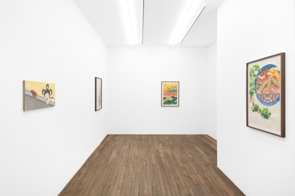 Exhibition view: Valentin Rilliet, The Dream Synopsis, Galerie Peter Kilchmann, Paris, 2025. Photo: Hafid Lhachmi.