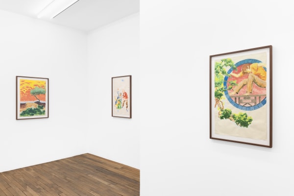 Exhibition view: Valentin Rilliet, The Dream Synopsis, Galerie Peter Kilchmann, Paris, 2025. Photo: Hafid Lhachmi.