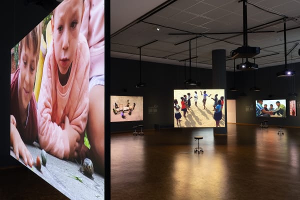 Installation view: Francis Alÿs - Kids Take Over, Museum Ludwig, Cologne 2025. Photo: Historisches Archiv mit Rheinischem Bildarchiv/Vincent Quack