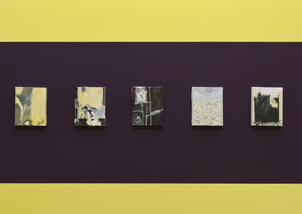 Installation view, Valérie Favre: Selbstmord. Suicide., Neuer Berliner Kunstverein, Berlin, Germany, 2013