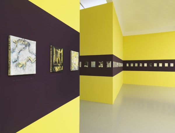 Installation view, Valérie Favre: Selbstmord. Suicide., Neuer Berliner Kunstverein, Berlin, Germany, 2013