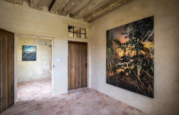Exhibition views: Eva Nielsen, Alluvion, Abbaye Royale de Fontevraud, Fontevraud, France, 2025. Photo: Bruno Calendini