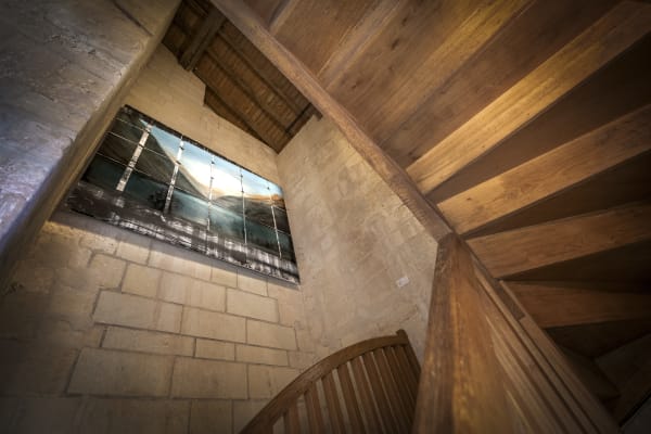 Exhibition views: Eva Nielsen, Alluvion, Abbaye Royale de Fontevraud, Fontevraud, France, 2025. Photo: Bruno Calendini