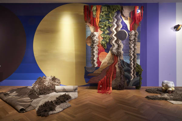 Exhibition views: Christoph Hefti, Do Stuff! Textile Creations in New Dimensions, Gewerbemuseum, Winterthur, Switzerland, 2025. Photos: Hans Schürmann