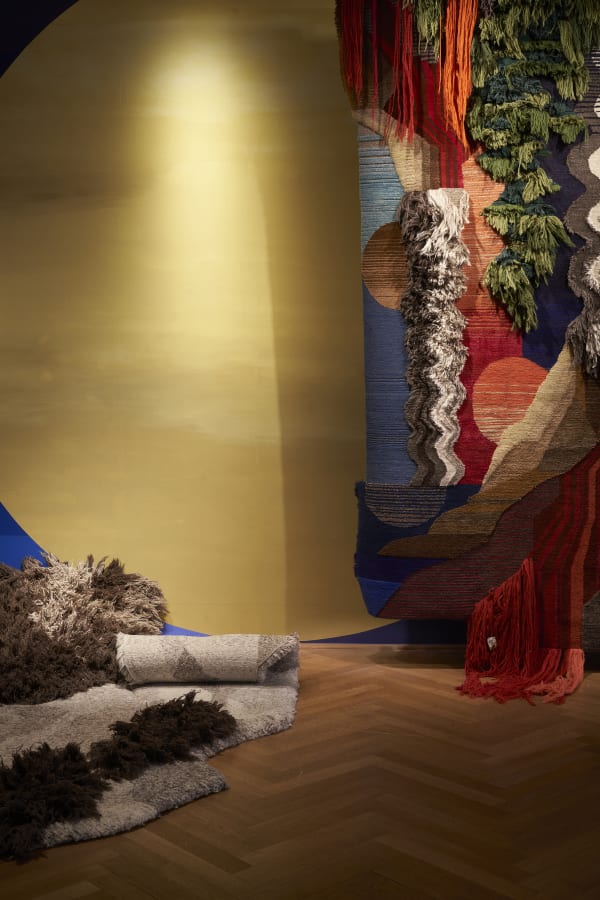 Exhibition views: Christoph Hefti, Do Stuff! Textile Creations in New Dimensions, Gewerbemuseum, Winterthur, Switzerland, 2025. Photos: Hans Schürmann