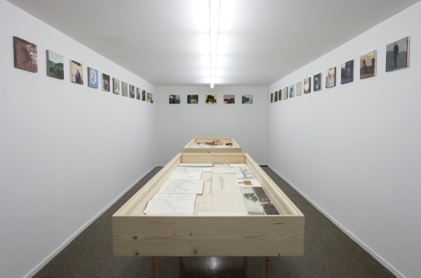 Installation view, Marc-Antoine Fehr: Point de fuite, Centre Culturel Suisse, Paris, France, 2015