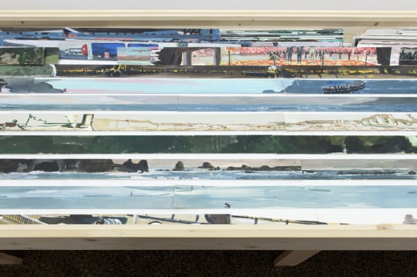 Installation view, Marc-Antoine Fehr: Point de fuite, Centre Culturel Suisse, Paris, France, 2015