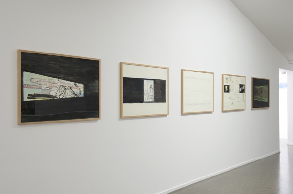 Installation view, Marc-Antoine Fehr: Point de fuite, Centre Culturel Suisse, Paris, France, 2015