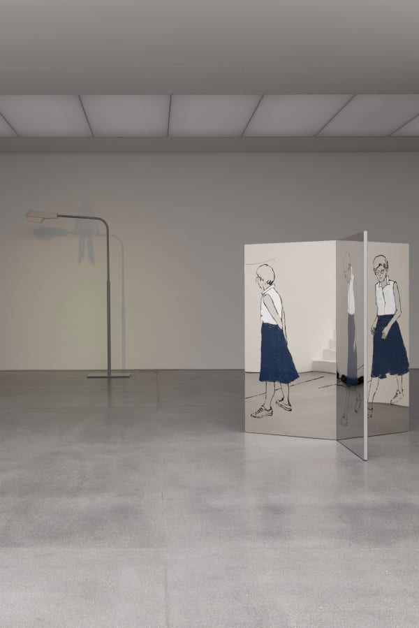 Installation view, Zilla Leutenegger: Espèces d'espaces, Bündner Kunstmuseum Chur, Chur, Switzerand, 2021