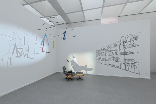 Installation view, Zilla Leutenegger: Ring My Bell, Pinakothek der Moderne, Munich, Germany, 2015
