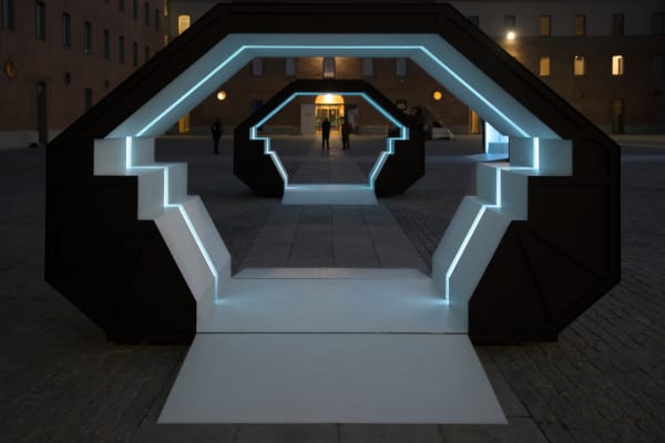 Installation view, Dagoberto Rodríguez: Refugios y Umbrales, Centro de Cultura Contemporánea Conde Duque, Madrid, Spain, 2022