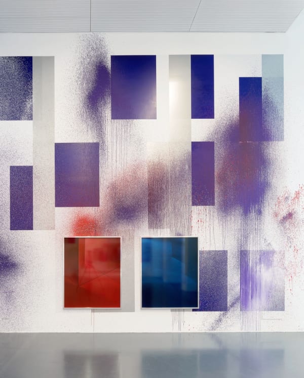 Installation view, Manon Wertenbroek & Shirana Shahbazi, Capovolto, Istituto Svizzero, Milan, Italy, 2018